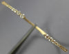 ESTATE .49CT DIAMOND 18K YELLOW GOLD GRADUATING JOURNEY FLEXIBLE BANGLE BRACELET