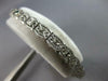 ANTIQUE .2CT OLD MINE DIAMOND & AAA EMERALD 14K WHITE GOLD TENNIS BRACELET 27522