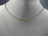 ANTIQUE 14KT YELLOW GOLD 3D HANDCRAFTED CLASSIC ROPE CHAIN NECKLACE #26339