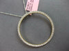 ESTATE LARGE 1.04CT DIAMOND 14KT YELLOW GOLD 3D CIRCLE OF LIFE FLOATING PENDANT
