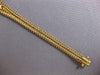 ANTIQUE 1.95CT AAA CZ & AAA PINK SAPPHIRE 14K 2 TONE GOLD MILGRAIN LOVE BRACELET