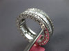 2.67CT DIAMOND 18KT WHITE GOLD ROUND & BAGUETTE 3 ROW ETERNITY ANNIVERSARY RING