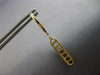 LONG .55CT DIAMOND 14KT YELLOW GOLD ROUND & BAGUETTE ELONGATED OVAL FUN EARRINGS