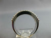 WIDE 1.41CT DIAMOND 18KT WHITE GOLD ROUND & PRINCESS MULTI ROW ANNIVERSARY RING
