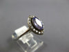 1.11CT DIAMOND & AAA TANZANITE 14KT WHITE GOLD MARQUISE & ROUND ENGAGEMENT RING
