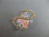 ESTATE LARGE .82CT DIAMOND 14KT YELLOW GOLD 3D CLASSIC MULTI WAVE SWIRL FUN RING