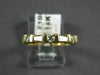 ESTATE .40CT BAGUETTE & ROUND DIAMOND 14K YELLOW GOLD 3D ANNIVERSARY RING 10077