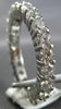 2.62CT DIAMOND 14K WHITE GOLD ROUND SHARED PRONG ETERNITY FUN ANNIVERSARY RING