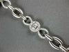 WIDE 1.78CT DIAMOND 14KT WHITE GOLD 3D ROUND MULTI FLOWER INFINITY LOVE BRACELET
