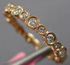 .26CT DIAMOND 18K ROSE GOLD 3D ROUND 2MM FILIGREE SEMI ETERNITY ANNIVERSARY RING
