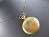 ANTIQUE .06CT DIAMOND 14KT YELLOW GOLD HAMPDEN ROUND POCKET WATCH/NECKLACE 28096