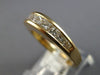 1.12CT DIAMOND 14K YELLOW GOLD CLASSIC PRINCESS CHANNEL WEDDING ANNIVERSARY RING