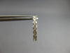 ESTATE .93CT DIAMOND 14KT WHITE GOLD 3D CLASSIC INSIDE OUT HOOP HANGING EARRINGS