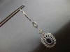 CERTIFIED EXTRA LARGE 20.2CT DIAMOND AAA CEYLON SAPPHIRE 18K WHITE GOLD EARRINGS