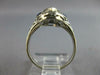 ANTIQUE ART DECO .28CT DIAMOND & AAA SAPPHIRE 18K WHITE GOLD 5 STONE RING #27510