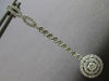 ESTATE LARGE 1.31CT DIAMOND 18KT WHITE GOLD SOLITAIRE FILIGREE HANGING EARRINGS