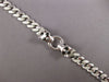 .82CT DIAMOND AAA SAPPHIRE & BLACK ENAMEL 14KT WHITE GOLD PANTHER CUBAN BRACELET