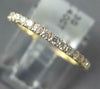 .40CT DIAMOND 18K YELLOW GOLD CLASSIC 1.5MM ROUND ETERNITY ANNIVERSARY LOVE RING