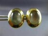 ESTATE LARGE AAA MOON STONE 18KT YELLOW GOLD 3D CLASSIC OVAL CUFF LINKS
