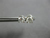ESTATE .70CT DIAMOND 14K WHITE GOLD CLASSIC ROUND SOLITAIRE STUD EARRINGS #28174