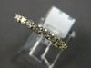 1.49CT DIAMOND 14K YELLOW GOLD 3D ROUND ETERNITY LUCIDA WEDDING ANNIVERSARY RING