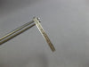 ESTATE .45CT DIAMOND 14KT WHITE GOLD 3D CLASSIC HOOP HANGING EARRINGS #28107