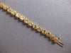 ANTIQUE 14KT YELLOW GOLD 3D HANDCRAFTED DIAMOND CUT CIRCULAR FUN BRACELET
