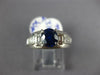 2.03CT DIAMOND & AAA SAPPHIRE PLATINUM ROUND BAGUETTE & PRINCESS MENS PINKY RING