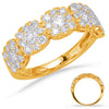 ESTATE WIDE 1.41CT DIAMOND 14K YELLOW GOLD MULTI FLOWER FILIGREE SQUARE FUN RING