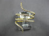 ESTATE LARGE .50CT DIAMOND 18KT YELLOW GOLD MULTI ROW CRISS CROSS SNAKE FUN RING