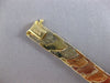 ESTATE WIDE 14KT WHITE AND YELLOW GOLD 3D CLASSIC MATTE & SHINY FUN BRACELET