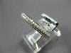 1.02CT DIAMOND 18KT WHITE GOLD MULTI ROW 2.5mm ETERNITY WEDDING ANNIVERSARY RING