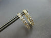 1.45CT DIAMOND 14KT YELLOW GOLD 3D ROUND INSIDE OUT OVAL HUGGIE HANGING EARRINGS