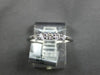 ESTATE .27CT DIAMOND 18KT WHITE GOLD 5 STONE GRADUATING WEDDING ANNIVERSARY RING