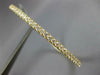 ESTATE 1.95CT DIAMOND 18KT YELLOW GOLD ROUND SEMI ETERNITY LOVE BANGLE BRACELET