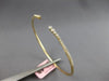 .54CT DIAMOND 14KT YELLOW GOLD ROUND GRADUATING JOURNEY FLEXIBLE BANGLE BRACELET
