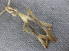 ESTATE LARGE 14KT YELLOW GOLD 3D CLASSIC STAR OF DAVID MAGEN DAVID PENDANT #2752