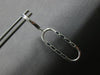 1.33CT DIAMOND & AAA SAPPHIRE 14KT WHITE GOLD BAGUETTE & ROUND HANGING EARRINGS