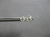 ESTATE .70CT DIAMOND 14K WHITE GOLD CLASSIC ROUND SOLITAIRE STUD EARRINGS #28174