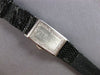 ANTIQUE ART DECO .78CT OLD MINE DIAMOND & AAA SAPPHIRE PLATINUM 3D WATCH #28151