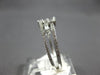 ESTATE .32CT DIAMOND 14KT WHITE GOLD ROUND & BAGUETTE STACKABLE ANNIVERSARY RING