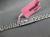 8.43CT DIAMOND 18KT WHITE GOLD 3D ROUND & BAGUETTE SEMI ETERNITY TENNIS NECKLACE