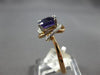 1.36CT DIAMOND & AAA AMETHYST 14K WHITE & ROSE GOLD OVAL & ROUND LOVE KNOT RING