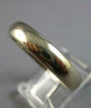 ESTATE 14KT WHITE GOLD 3D SOLID 4.6MM MENS WEDDING ANNIVERSARY RING