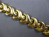 ESTATE WIDE 14KT YELLOW GOLD CLASSIC MATTE & SHINY LOVE KNOT DESIGN FUN BRACELET