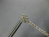 ESTATE LARGE 1.50CT DIAMOND 18KT WHITE GOLD FLOWER CHANDELIER HANGING EARRINGS