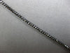 8.04CT BLACK DIAMOND 14KT WHITE GOLD 3D CLASSIC ETERNITY L.OVE TENNIS BRACELET