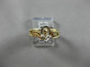Antique 14K White & Yellow Gold Semi Mount Wedding Anniversary Band Set
