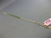 ESTATE AAA EMERALD 14KT YELLOW GOLD 3D CLASSIC SEMI ETERNITY FUN BRACELET