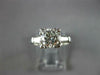 ANTIQUE 1.16CT DIAMOND PLATINUM 3 STONE FISHTAIL G VVS ENGAGEMENT RING #27345